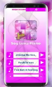 Soy Luna Piano Tiles Game Screen Shot 0