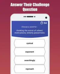Vocabulary Quiz: Mejorar el inglés con el juego Screen Shot 13