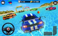 Crazy Car Water Surfing Games Screen Shot 4