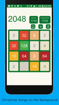 2048 : Christmas Edition Screen Shot 2