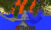 Volcano RUN parkour. Map for Minecraft PE Screen Shot 0