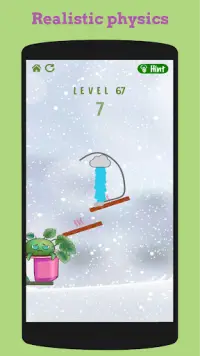 Flower Rescue: Great physics-based puzzle game Screen Shot 5