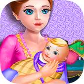 Ibu menyusui bayi game