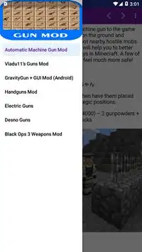 Gun Mod for MCPE Screen Shot 1