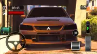 Car Parking Mitsubishi Lancer Evolution Simulator Screen Shot 2