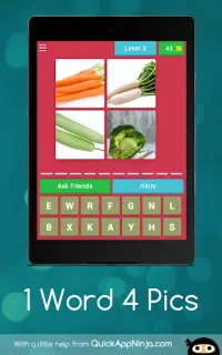 1 Word 4 Picture's Quiz (guess and Earn) Screen Shot 9