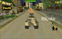 điên xe tăng chết đua xe 3D Screen Shot 6