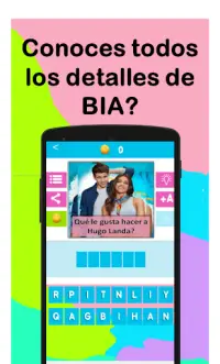 Bia Quiz. Bia Trivia. Canciones de Bia. Bia juegos Screen Shot 6