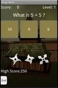 Ninja Math Screen Shot 0