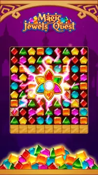 Magic Jewels Quest: マッチ3 Screen Shot 0