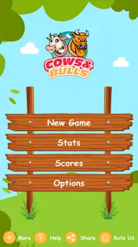 Cows & Bulls - Guess the Number Screen Shot 0
