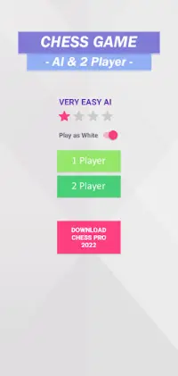 Easy Chess (2 player & AI) Screen Shot 0