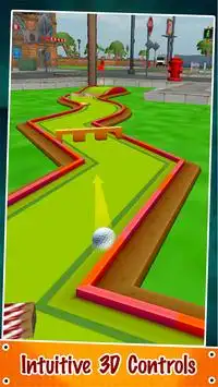 Mini Golf Games - Retro City Screen Shot 0