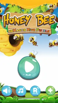 Honey Bee: Hexagon Hive Puzzle Screen Shot 0