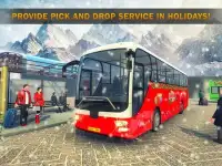 Uphill Bus Drive: Рождественский автобусный Screen Shot 9