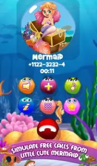 Mermaid Princess Calling-Mermaid Call Simulator 18 Screen Shot 7