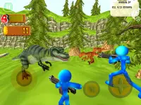Stickman: caça aos dinossauros Screen Shot 12