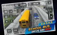 School Bus Coach Driving Simulator 2017 Screen Shot 12