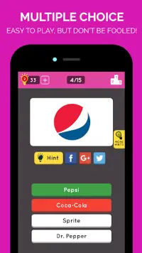 Brand Logo Quiz: Multiplayer Game Screen Shot 0