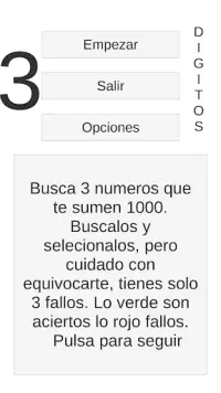 3 Digitos Screen Shot 1
