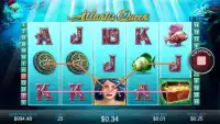 Casino Free Slot Game - ATLANTIS QUEEN Screen Shot 1