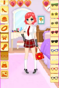 Anime Date Dress Up Girls Game Screen Shot 5
