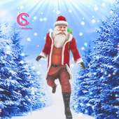 Santa Sky Dance Runner : Christmas Rush