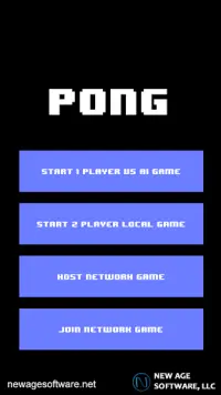 Pong Screen Shot 0