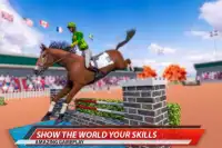 meu show de cavalos: corrida e salto desafio Screen Shot 5