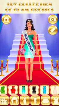 Стилист - Одевалки для девочек - Fashion dress up Screen Shot 3