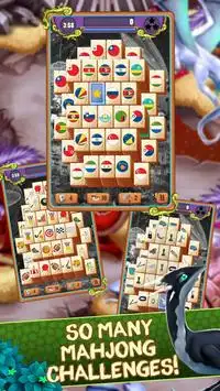 Mahjong Blitz - Land of Knights & Dragons Screen Shot 1