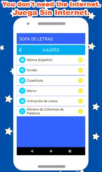 Sopa de Letras - Ingles Español Juego Gratis Screen Shot 5