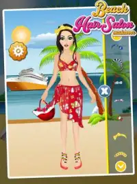 Beach Hair Salon Makeover Screen Shot 8