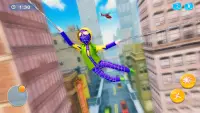 Stickman Rope Hero 2021 - Flying Hero Crime City Screen Shot 2