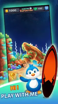 Dream Penguin: Free Surf Game Screen Shot 6