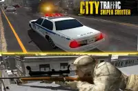 Tráfego de cidade Sniper Sho Screen Shot 3