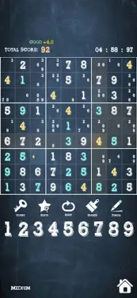 Old School Sudoku - Free Number Puzzle Screen Shot 0