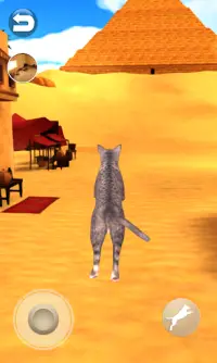 Sprechende ägyptische Katze Screen Shot 0