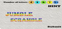 Jumble Scramble - Multilevel Jumbled Word Game Screen Shot 5