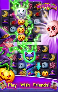 Witchdom -  Candy Witch Match 3 Puzzle 2019 Screen Shot 2