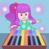 Los niños la música del piano