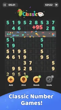 Number Puzzle - Same Or Ten Screen Shot 1