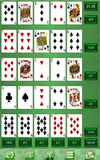 Poker Solitaire card game. Screen Shot 0