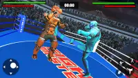 Robot Ring Fighting SuperHero Robot Fighting Game Screen Shot 2