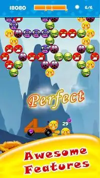 Angry Face Bubble Shooter Screen Shot 5