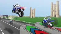 असली पागल बाइक रेसिंग 3 डी Screen Shot 3