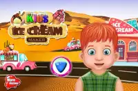 आइसक्रीम लड़कियों खेल बनाने Screen Shot 0