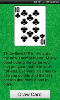 ThumbMaster (drinking game) Screen Shot 2