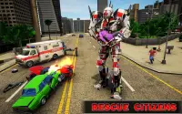 resgate cidade ambulância robô transform Screen Shot 8