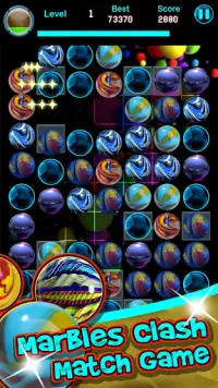 Marble Clash Match Casual Game Screen Shot 1